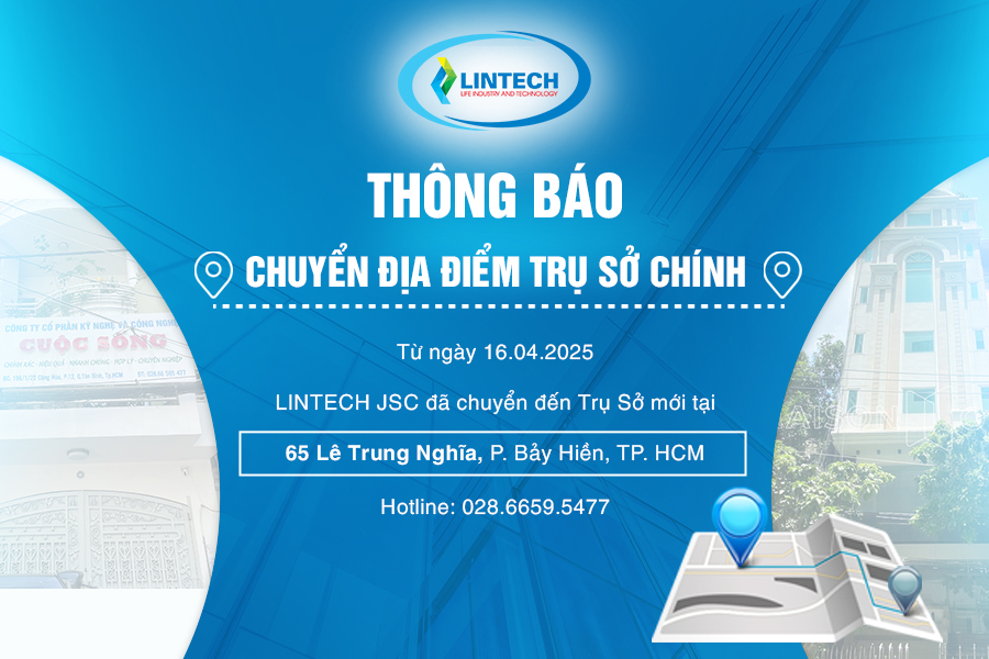 Banner website thông báo chuyển địa điểm
