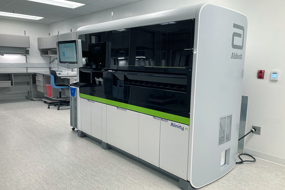 máy alinity m thời gian test pcr