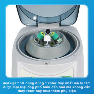 Máy Ly Tâm Kỹ Thuật Số MYFUGE™ 5D C2205 không cần thay phụ kiện