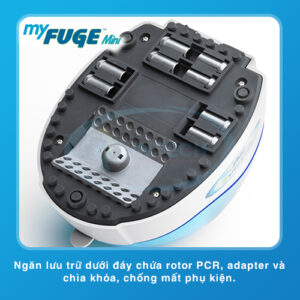 máy ly tâm mini Myfuge c1008 mặt dưới