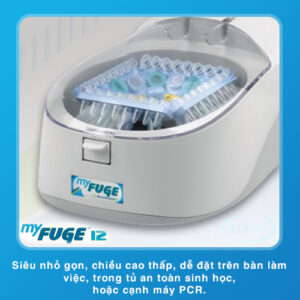 Máy ly tâm mini MYFUGE™12 siêu nhỏ gọn