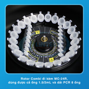 máy ly tâm mini MC-24R™ không cần thay rotor