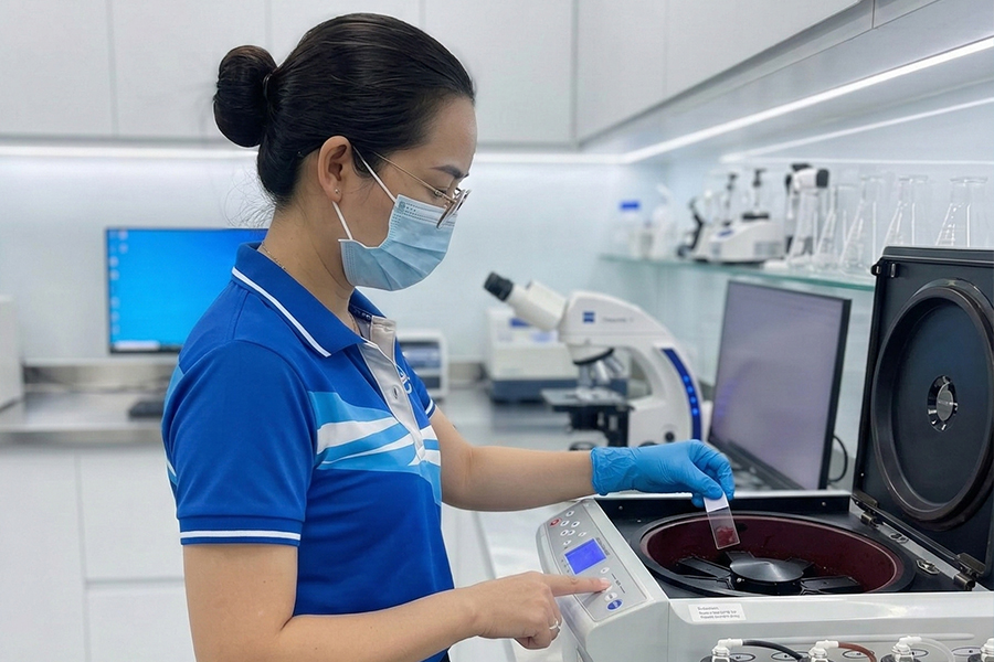 kỹ thuật nhuộm gram tự động dagatron