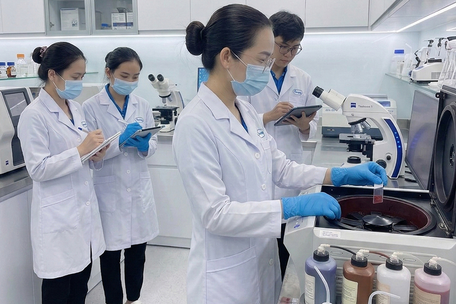 kỹ thuật nhuộm gram với máy dagatron