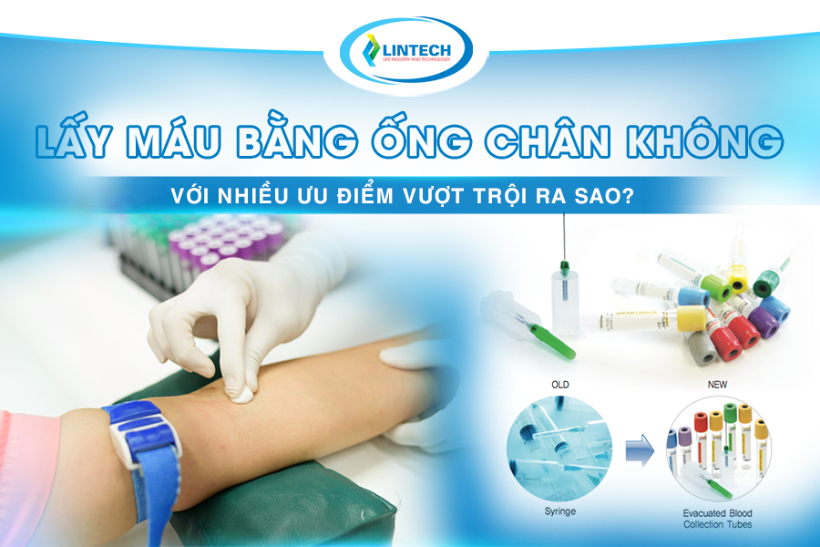 lấy máu bằng ống chân không