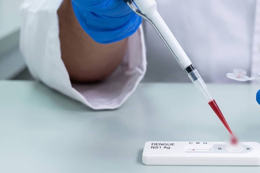 Xét nghiệm dengue ns1 ag ra sao?