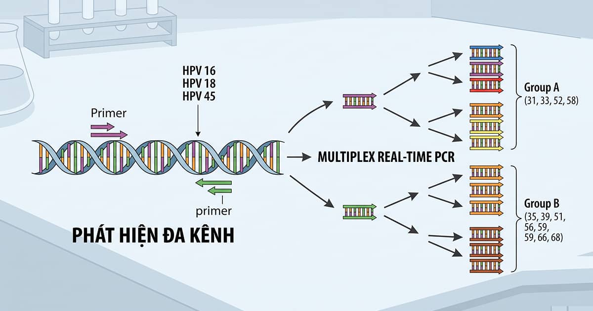 Phát hiện đa kênh kỹ thuật Multiplex của real time PCR