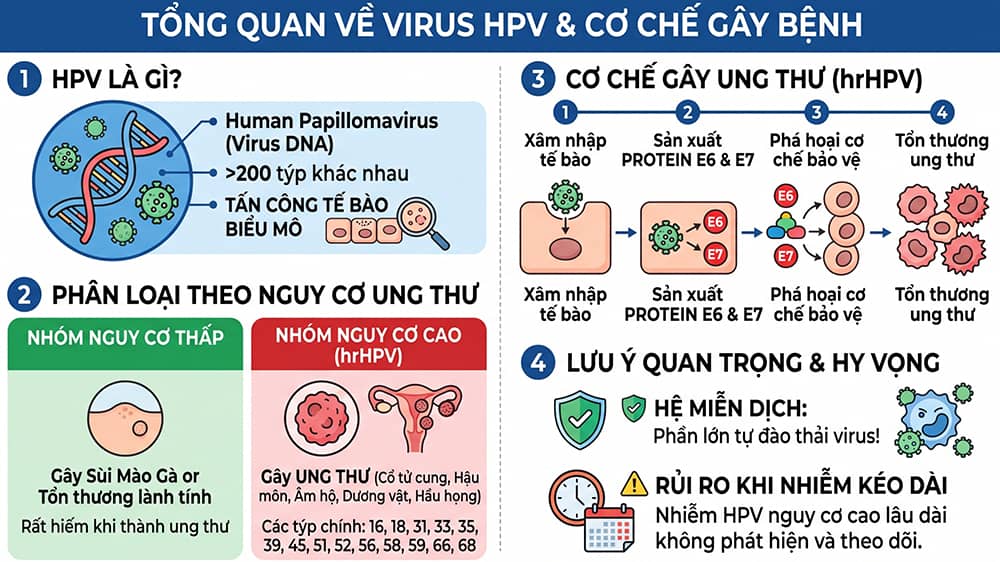 Tổng quan về virus HPV và cơ chế gây bệnh