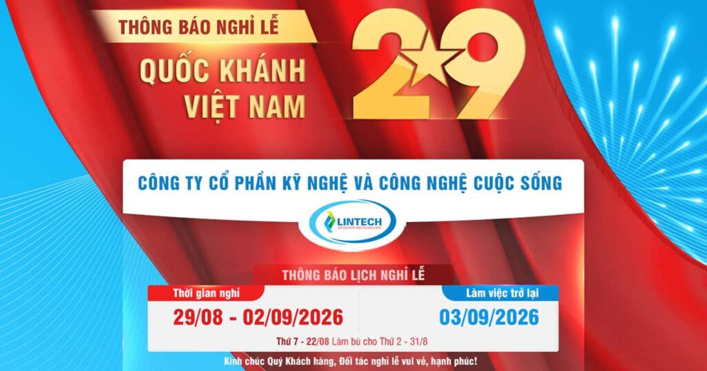 Thông báo nghỉ lễ quốc khánh 2 tháng 9 năm 2026