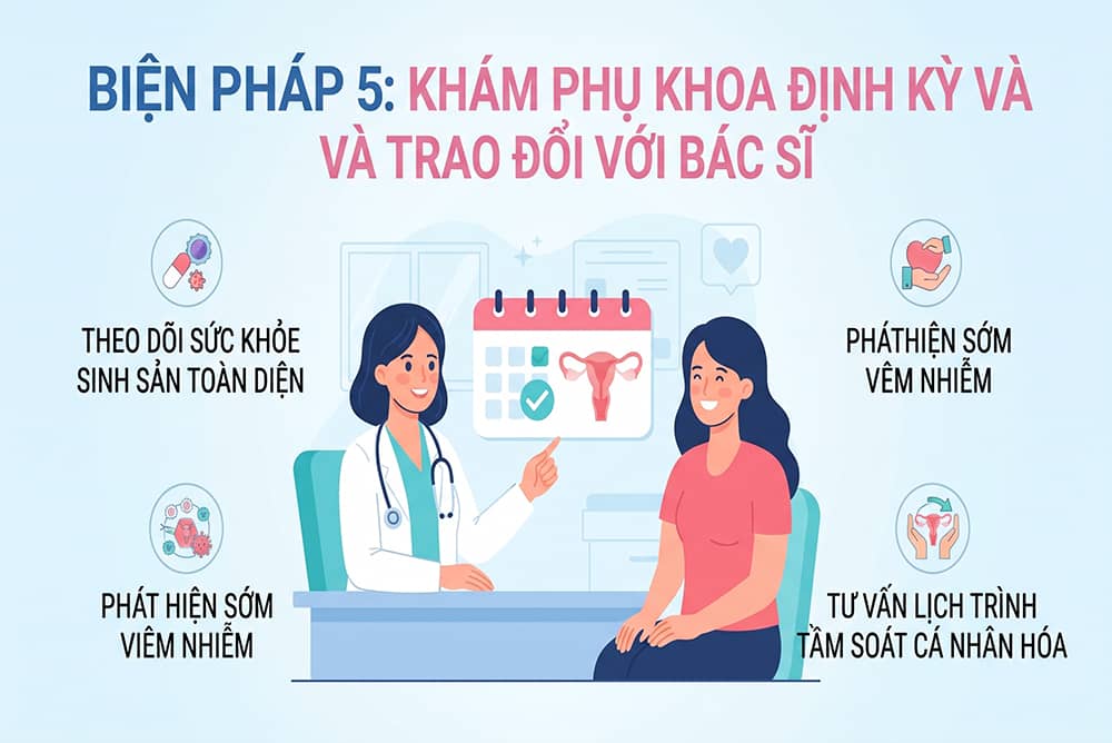 Cách phòng ngừa ung thư cổ tử cung khám phụ khoa định kỳ