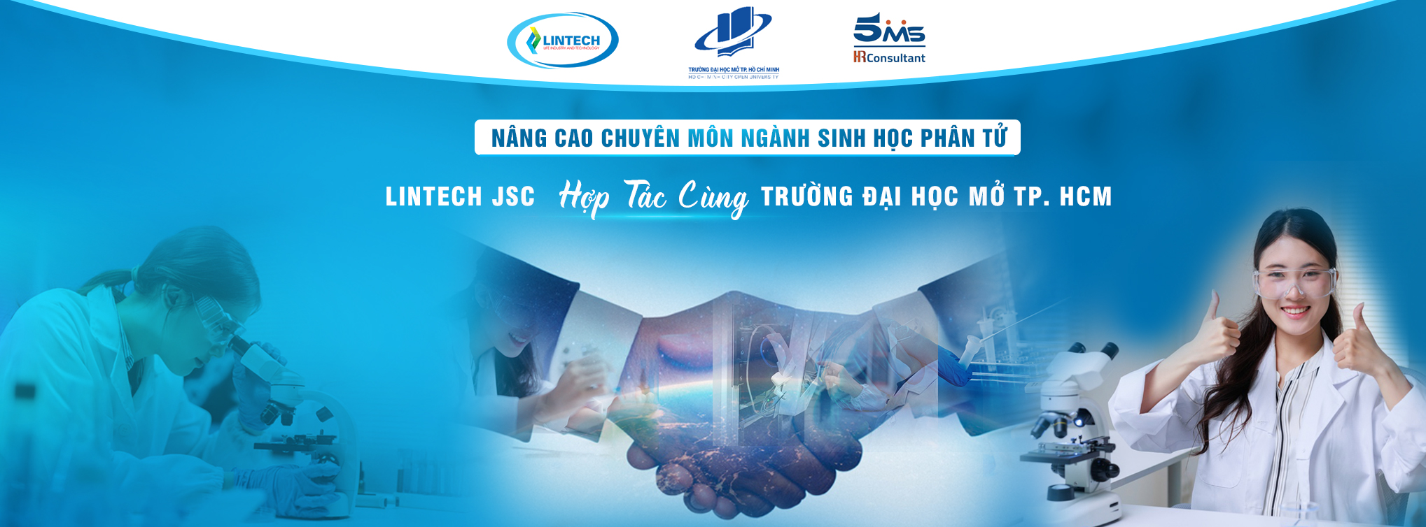Lintech hợp tác với Đại Học Mở TP HCM