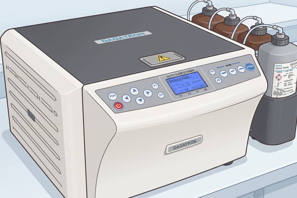 máy nhuộm gram tự động khắc phục lỗi nhiễm chéo