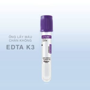 Ống lấy máu chân không Ống Lấy Máu Chân Không EDTA K3