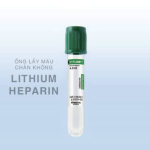 Ống Lấy Máu Chân Không Lithium Heparin