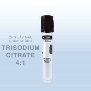 Ống lấy máu chân không Trisodium Citrate 4:1