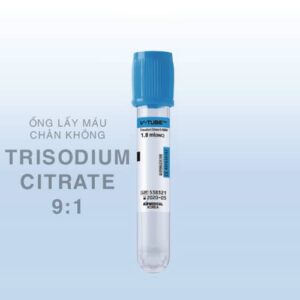 Ống lấy mẫu chân không Trisodium Citrate 9:1
