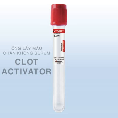 Ống lấy máu chân không Serum - Clot Activator