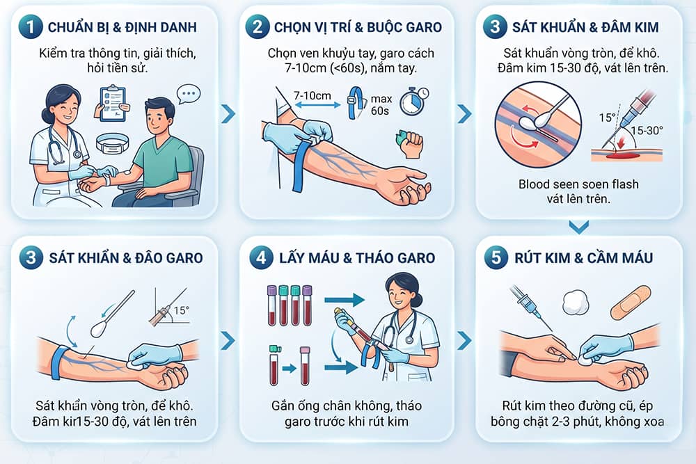 Quy trình lấy ven